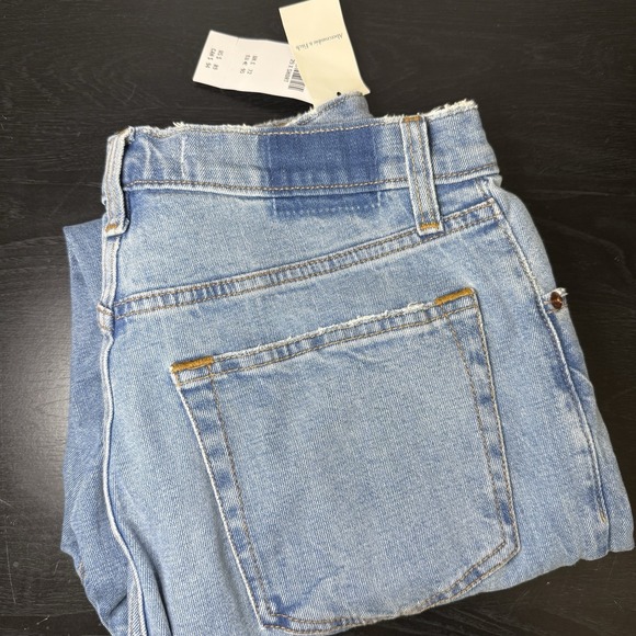 Abercrombie & Fitch 29/8xs Jeans Curve Love Ultra High Rise Ankle Straight New - Picture 1 of 10